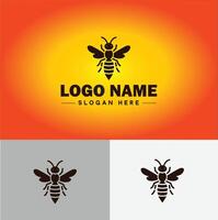 guêpe logo vecteur art icône graphique pour entreprise marque affaires icône guêpe logo modèle