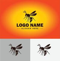 guêpe logo vecteur art icône graphique pour entreprise marque affaires icône guêpe logo modèle