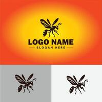 guêpe logo vecteur art icône graphique pour entreprise marque affaires icône guêpe logo modèle