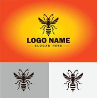 guêpe logo vecteur art icône graphique pour entreprise marque affaires icône guêpe logo modèle