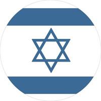 Israël drapeau nationale emblème graphique élément illustration vecteur