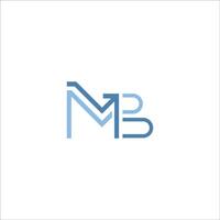 initiale lettre mb logo ou bm logo vecteur conception modèle