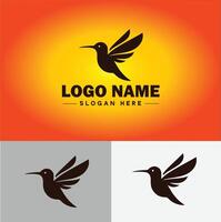 colibri logo vecteur art icône graphique pour entreprise marque affaires icône colibri logo modèle