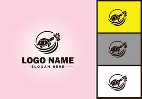 tortue logo vecteur art icône graphique pour entreprise marque tortue icône tortue logo modèle