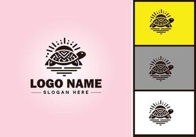 tortue logo vecteur art icône graphique pour entreprise marque tortue icône tortue logo modèle