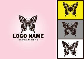 papillon logo vecteur art icône graphique pour entreprise marque icône papillon logo modèle