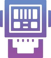 icône de vecteur de compteur électrique
