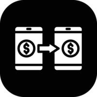 argent transaction vecteur icône