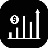 croissance graphique vecteur icône