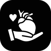 icône de vecteur de don d'organes
