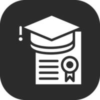 l'obtention du diplôme diplôme vecteur icône