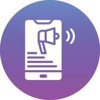 icône de vecteur de marketing mobile