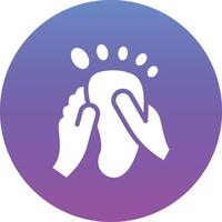 icône de vecteur de massage des pieds