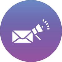 icône de vecteur de marketing par e-mail