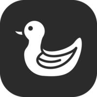caoutchouc canard vecteur icône