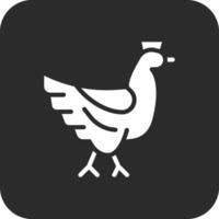 icône de vecteur de poulet