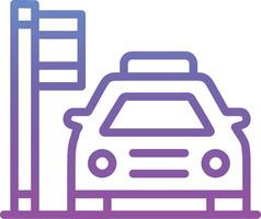 icône de vecteur de zone de stationnement