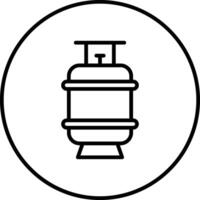 icône de vecteur de bouteille de gaz