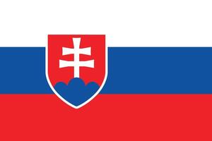 la slovaquie drapeau. drapeau de la slovaquie vecteur