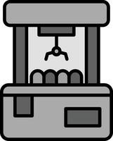 icône de vecteur de machine à griffes