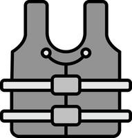 icône de vecteur de gilet de sauvetage