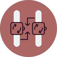 icône de vecteur de synchronisation