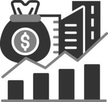 icône de vecteur d'investissement