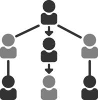icône de vecteur de hiérarchie