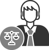 icône de vecteur d'avocat