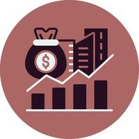 icône de vecteur d'investissement