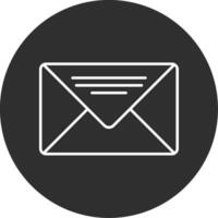 email bleu rempli icône vecteur