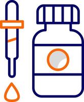 icône de vecteur de compte-gouttes