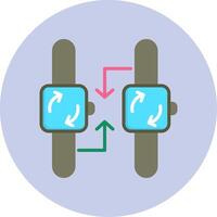 icône de vecteur de synchronisation