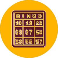 icône de vecteur de bingo