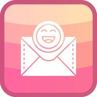 emoji glyphe squre coloré icône vecteur