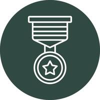 icône de vecteur de médaille