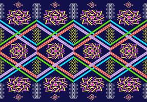 ethnique abstrait ikat. sans couture modèle dans tribal, populaire broderie. aztèque géométrique art ornement design d'impression pour tapis, fond d'écran, vêtements, emballage, tissu, couverture, textile.style maxican, indain vecteur