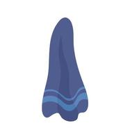 icône de serviette bleue vecteur