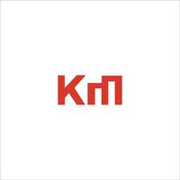 initiale lettre km logo ou mk logo vecteur conception modèle