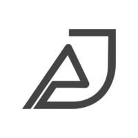initiale jp lettre logo avec Créatif moderne affaires typographie vecteur modèle. Créatif abstrait lettre p j logo conception.