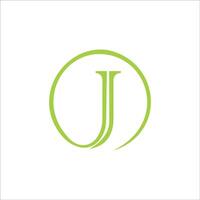 initiale lettre jj logo ou j logo vecteur conception modèle