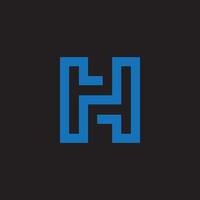 initiale lettre hh logo ou h logo vecteur conception modèle