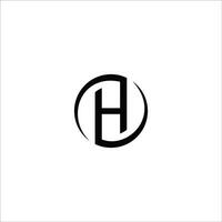 initiale lettre hh logo ou h logo vecteur conception modèle