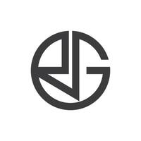 initiale gr lettre logo avec Créatif moderne affaires typographie vecteur modèle. Créatif abstrait lettre rg logo conception.