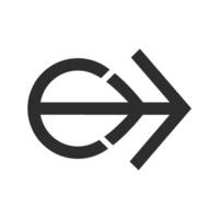 il, hein, e et h abstrait initiale monogramme lettre alphabet logo conception vecteur
