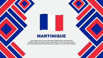 martiniquaise drapeau abstrait Contexte conception modèle. martiniquaise indépendance journée bannière fond d'écran vecteur illustration