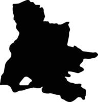 drôme France silhouette carte vecteur