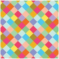 sans couture géométrique modèle dans le forme de carré carrelage avec brillant couleurs., coloré abstrait Contexte avec carrés. vecteur