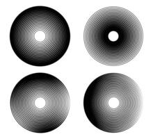 cercle la vitesse ligne demi-teinte pente ligne modèle Contexte. vecteur
