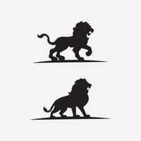 icône de vecteur de modèle de logo de lion